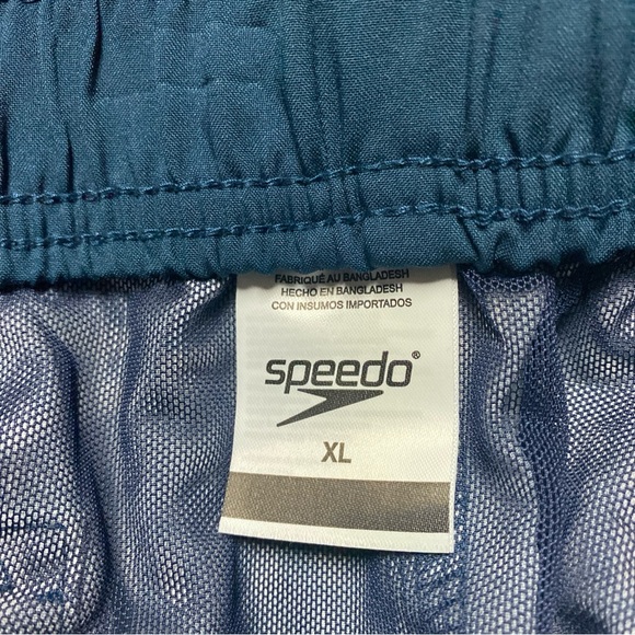 Speedo Men’s 4 Way Stretch Swim Trunks UPF 50 Navy Size XL - Picture 5 of 5